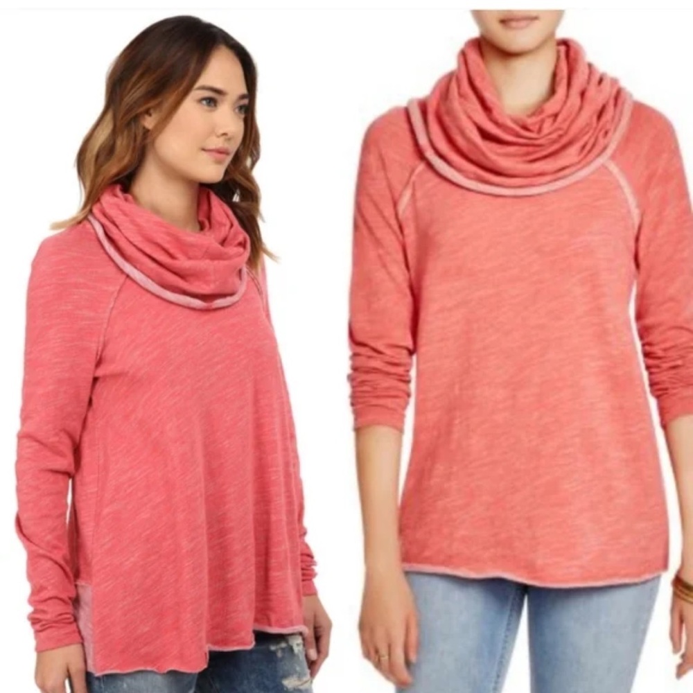 Free People Beach Cowl Neck Sweater